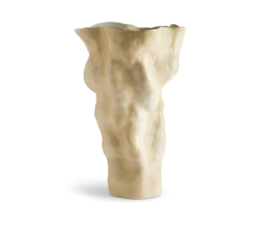 L'objet - Timna Vase Tall - Latte Porcelain - Becker Minty