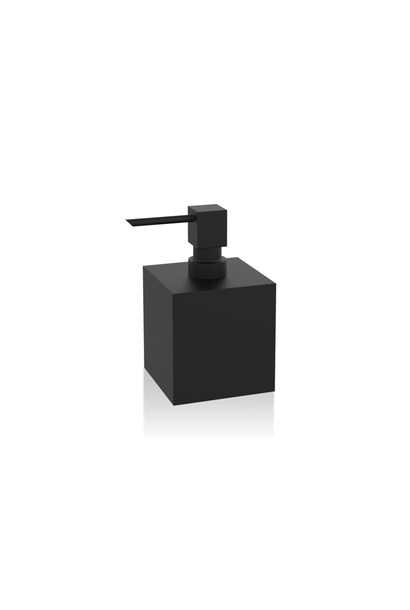 DW - Cube Collection - DW 475 Soap Dispenser Pump - Large Square - Matt Black - 14 x 8cm - Germany