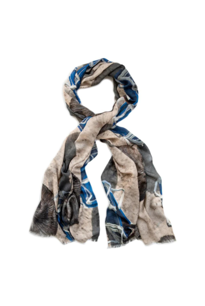 GOOD & Co Scarf - Before The Crowds - 70% Wool 30% Silk - 200 x 70cm