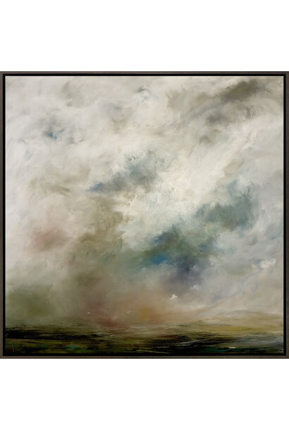 Stig Cooper - Every New Beginning, 2023 - Oil on canvas - 93x93cm framed
