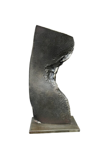 Francesco Petrolo - Uno Uno 2, 2024 - Hand forged steel - 31x15.5x7.5cm