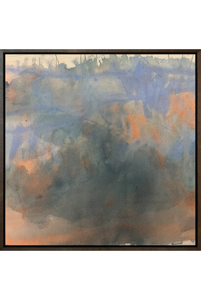 Elliott Nimmo - after us, the flood, 2023 - Oil on canvas - 64x64cm framed