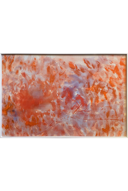 Elliott Nimmo - Bushfire, 2023 - Oil and acrylic on canvas - 120x79cm framed