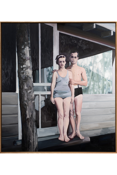 James King - Possession, 2023 - Oil on cavas - 145x120cm framed