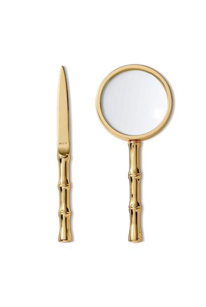 AERIN - Ava Bamboo Magnifying Glass & Letter Opener
