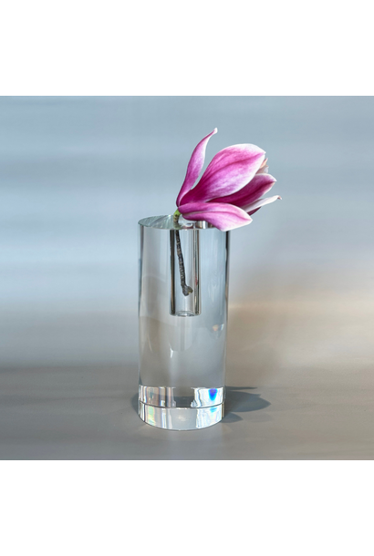 BECKER MINTY Tunnel Collection - Bud Vase - Crystal Glass
