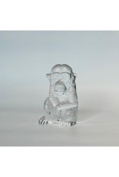 Vintage Kosta Boda Glass Monkey Zoo Series Designed by Bertil Vallien - Sweden