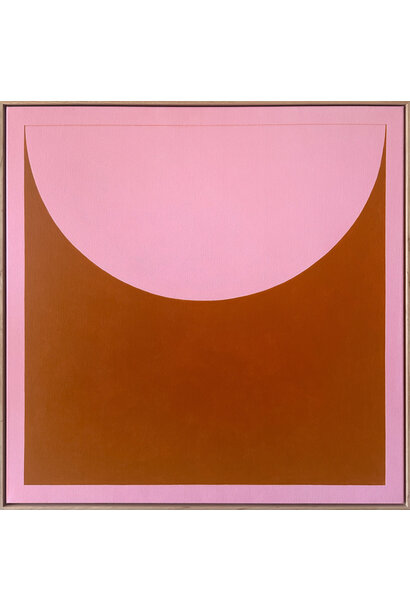 Tara Schyer - The Awakening, 2024 - Acrylic on linen - 95x95cm framed