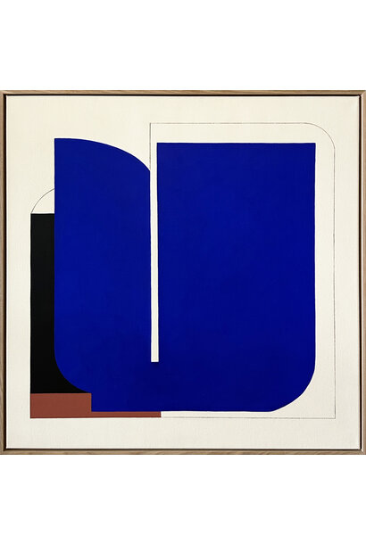 Tara Schyer - I got you in my dreams, 2024 - Acrylic on linen - 79x79cm framed