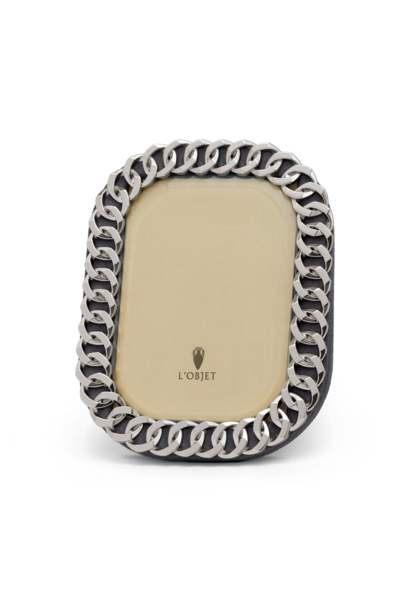 L'Objet - Cuban Link Frame 5x7" - Platinum