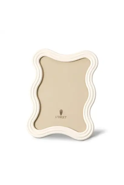 L'Objet - Ripple Frame 5x7" - White Enamel