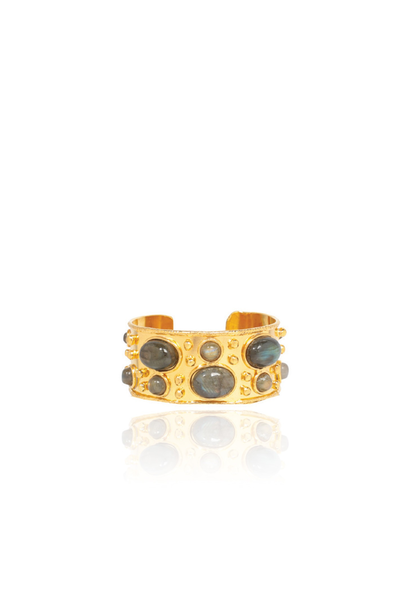 Sylvia Toledano - Cuff Byzantine - Labradorite - Paris