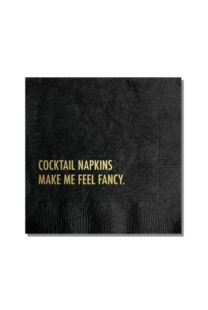 Make me Feel Fancy Cocktail Napkins - Package of 20 - USA