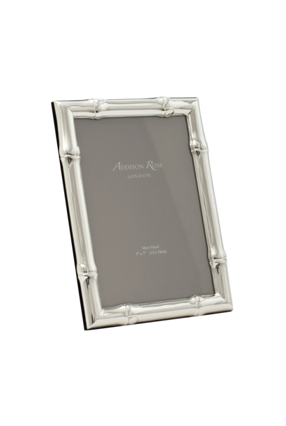 Addison Ross - Wide Bamboo Frame - Silver Plated - 5x7"
