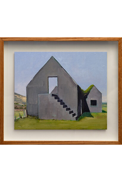 James King - Castlecove 3, 2024 - Oil on linen panel - 35x40cm framed