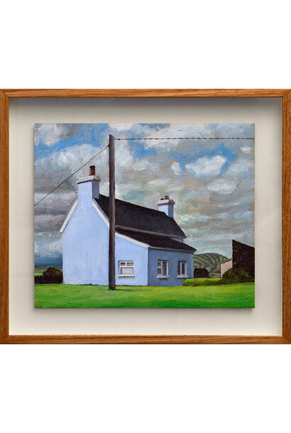 James King - Castlecove 7, 2024 - Oil on linen panel - 35x40cm framed