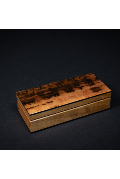 Anton Gerner - Tiger Myrtle  Pen Box - Handmade in Melbourne with Tasmanian Timber
