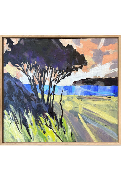 Mike Staniford - Windswept, 2023 - Acrylic on board - 33x43cm framed