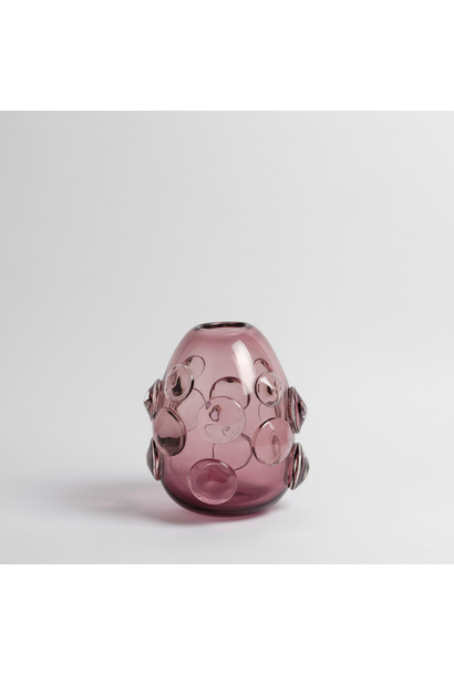 Alexandra Kidd Atelier - Contessa Vase Small - Polished Glass Amethyst #1 - Handcrafted in Australia