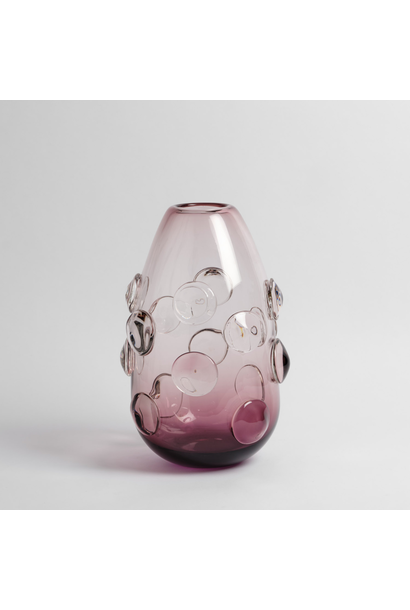 Alexandra Kidd Atelier - Contessa Vase Large - Polished Glass Amethyst #1 - Handcrafted in Australia