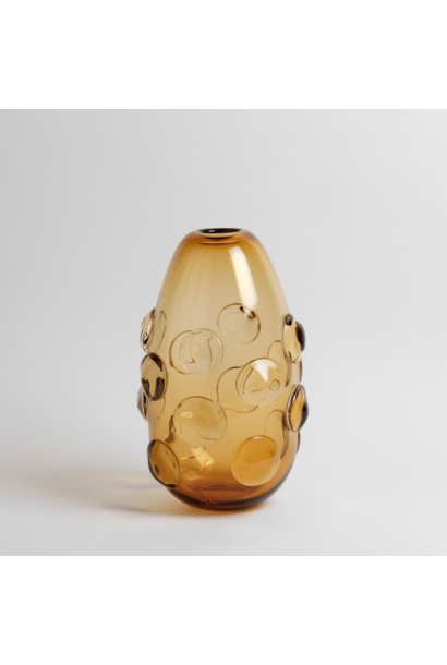 Alexandra Kidd Atelier - Contessa Vase Large - Polished Glass Citrine #1 - Handcrafted in Australia