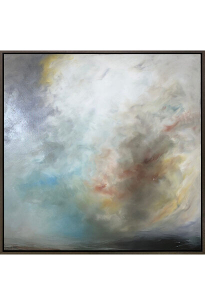 Stig Cooper - Feeling a Little Older, 2024 - Oil on canvas - 93x93cm framed