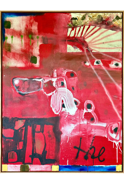 Harold David - Shine of the Ever, 2024 - Mixed media on canvas - 122x90cm framed