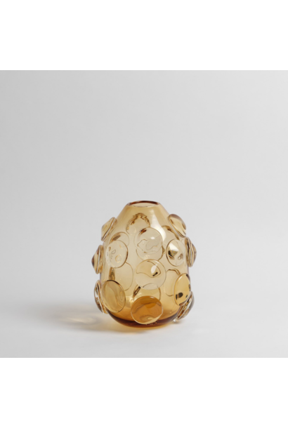Alexandra Kidd Atelier - Contessa Vase Small - Polished Glass Citrine #1 - Handcrafted in Australia