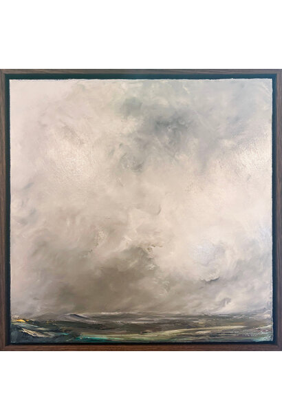 Stig Cooper - To Get Back Home, 2024 - Oil on canvas - 48x48cm framed