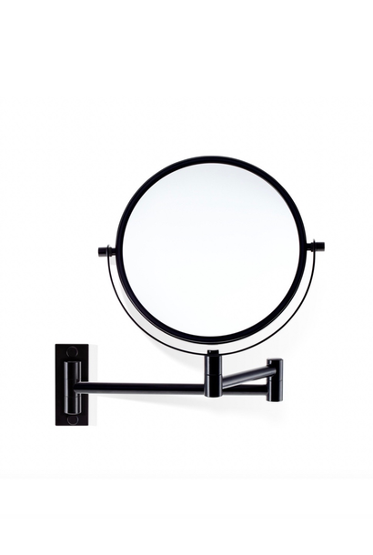 DW - SPT 33 Wall Mounted Cosmetic Mirror 5x Magnification - Matt Black - Germany