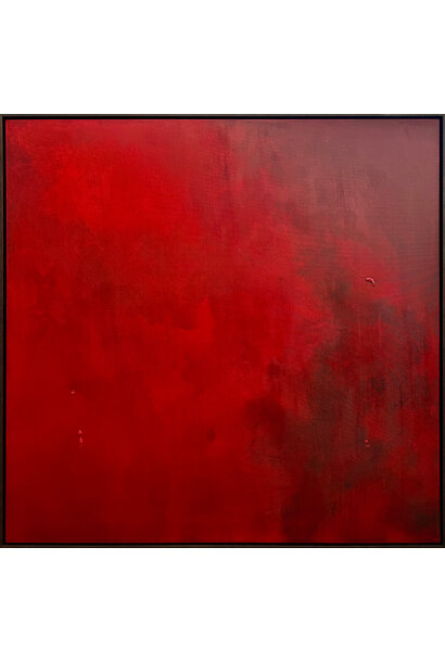SOLD - Vinko Anthony - Evolve, 2024 - Acrylic and resin on canvas - 125x125cm framed