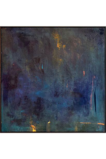 SOLD - Vinko Anthony - Pulse, 2024 - Oil and acrylic on canvas - 125x125cm framed