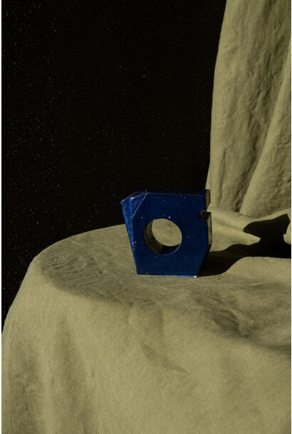 SOLD - Aileen Corbett - Azure, 2025 - Glazed stoneware - 11x12x3.5cm