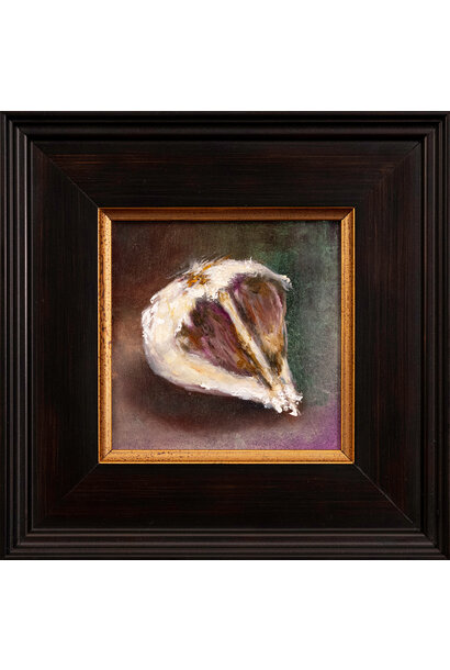 Garth Nichol - Berkshire White, 2025 - Oil on dibond - 18x18cm framed