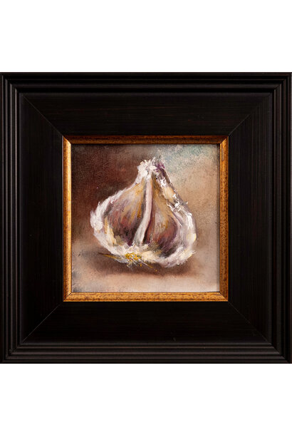 Garth Nichol - Ecru, 2025 - Oil on dibond - 18x18cm framed