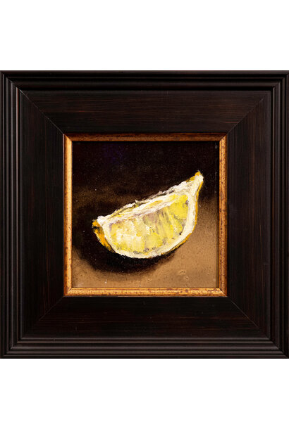 Garth Nichol - Lemon Delicious, 2025 - Oil on dibond - 18x18cm framed