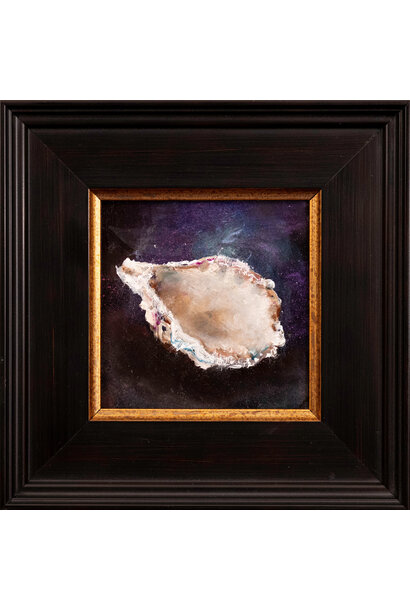 Garth Nichol - White Dune, 2025 - Oil on dibond - 18x18cm framed
