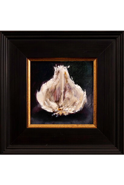 Garth Nichol - Chalk, 2025 - Oil on dibond - 18x18cm framed