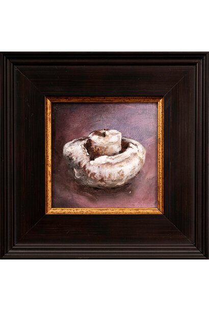 Garth Nichol - Natural White, 2025 - Oil on dibond - 18x18cm framed