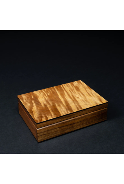 Anton Gerner - Quilted Blackwood Small Box - Handmade in Melbourne with Tasmanian Timber