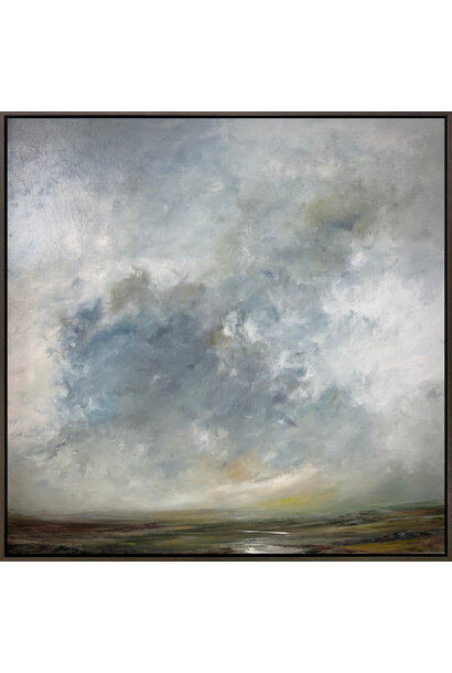 Stig Cooper - The Way It Was #2, 2025 - Oil on canvas - 94x94cm framed