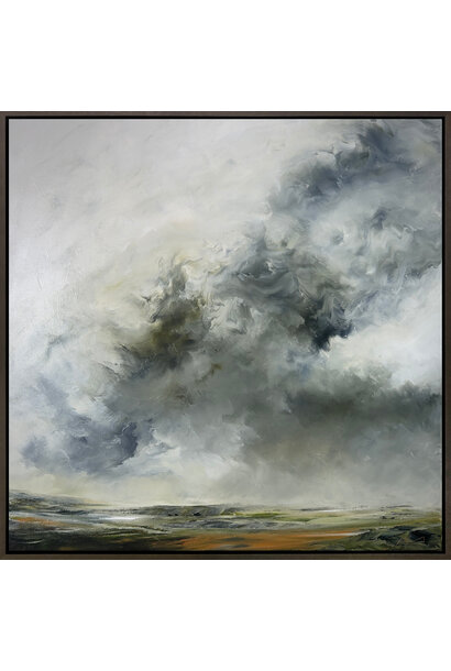 Stig Cooper - Things That Need To Be, 2025 - Oil on canvas - 64x64cm framed