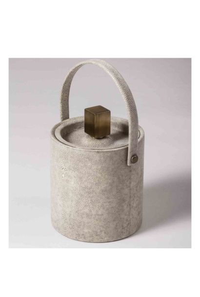 Kifu Paris - Ice Bucket  - Antique Natural Shagreen