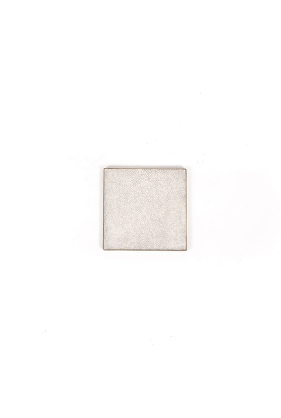 Kifu Paris - Queen Coaster  - Antique Natural Shagreen - Sold Individually