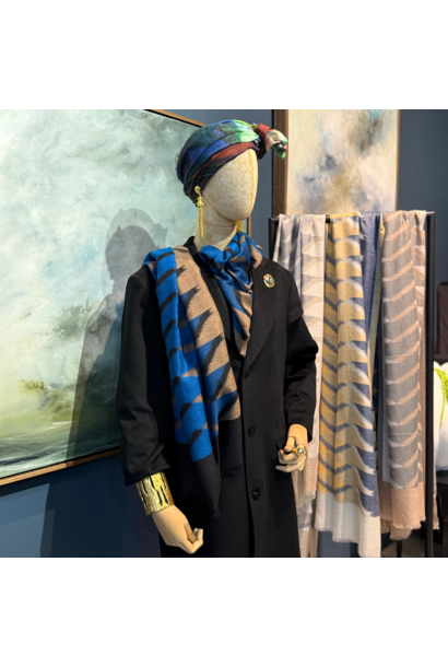 100% Cashmere Scarf - Handmade in India