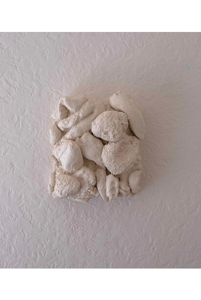 Henryk - Ultra Matte Play-Doh (Stone), 2025 - Concrete and polymer on board - 30x35cm