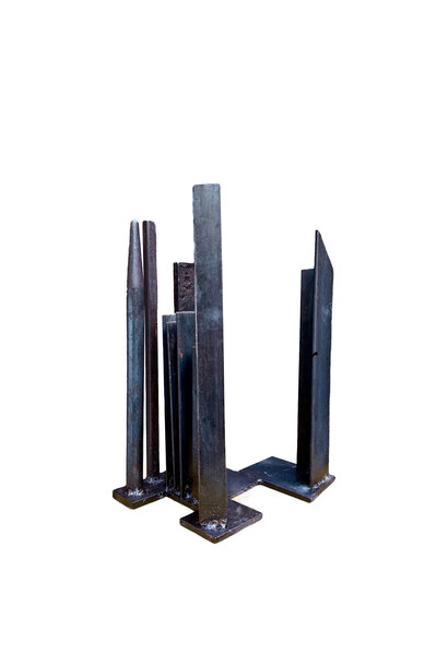 Francesco Petrolo - Centro Città 5, 2025 - Hand forged steel - 30.5x17x19cm