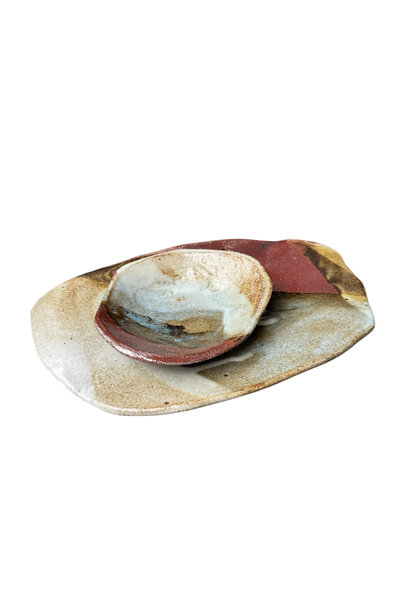 Linda Bretherton - Come Together Two-Piece Serving Set, 2025 - Glazed stoneware