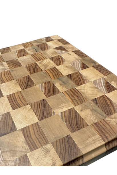 Hand Crafted Tasmanian Endgrain Timber Cutting Board - Sassafras