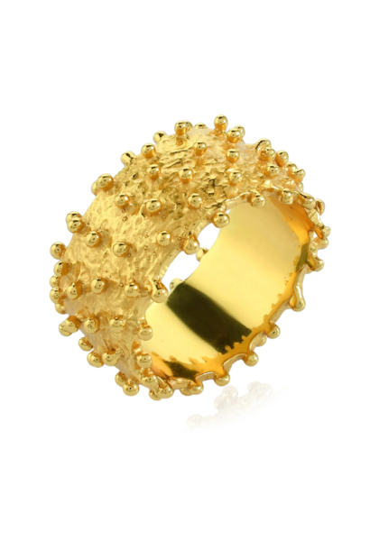 SHYLA - Ilina Ring Gold - 22ct Gold Plated Brass - London